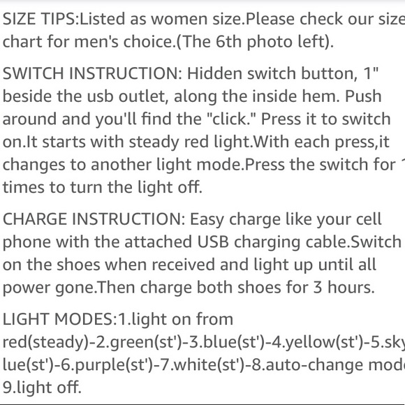 Light up High Tops - change color- and blinking function - Picture 2 of 11